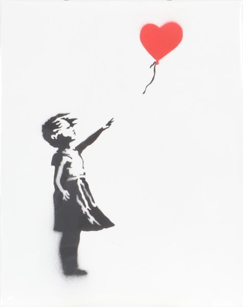 Dismaland la petite fille au ballon Banksy 