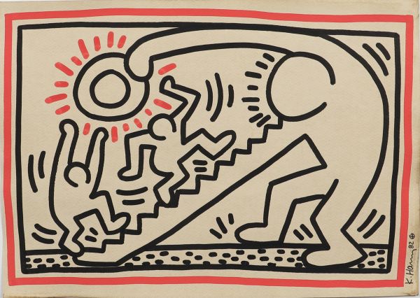 Keith Haring (1958-1990) d'après