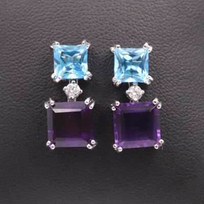 Paire de pendants d'oreilles