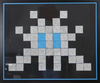 INVADER (né en 1969) d'aprés Hommage à Cristo