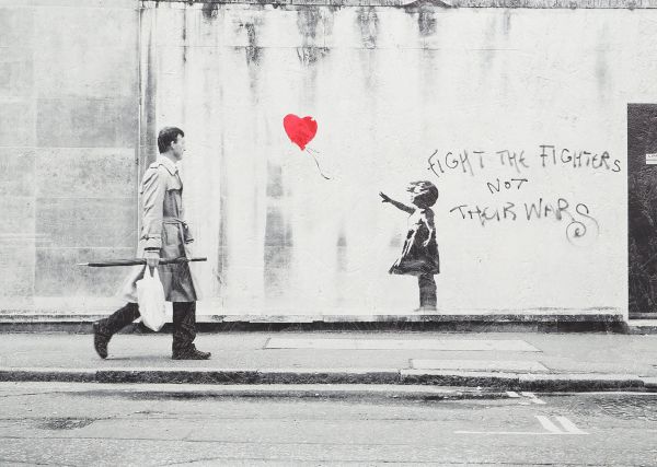 Banksy Captured / GIRL WITH BALLOON