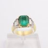 Bague Emeraude rectangulaire