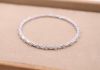 Bracelet jonc en diamants