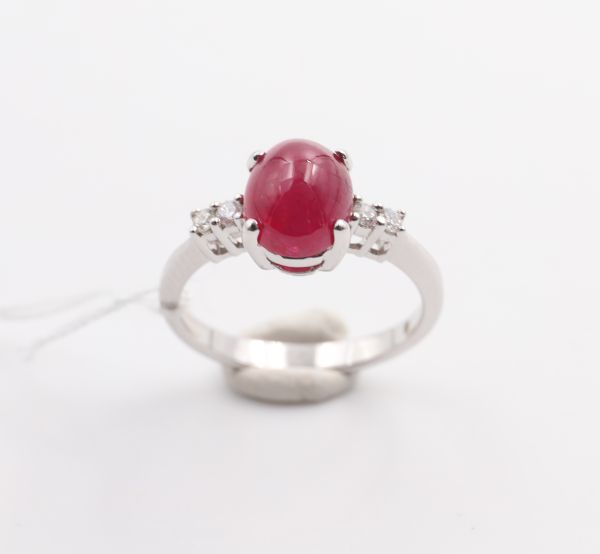 Bague Rubis cabochon