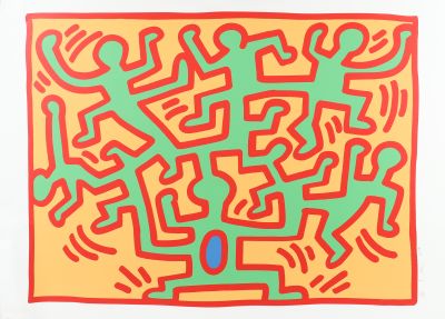 Keith Haring (1958-1990) d'après