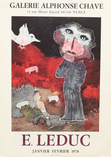 Affiche E.Leduc (1938-2023) / Pierre Chave 