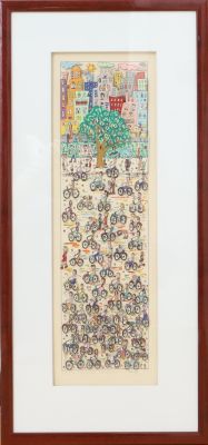 « Good Wheels » de James Rizzi (1950-2011)