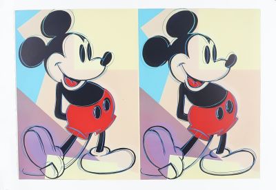 Andy Warhol (1928-1987) d'après - Mickey Mouse