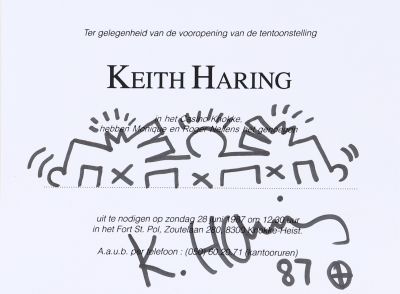 Keith Haring (1958-1990) Attr