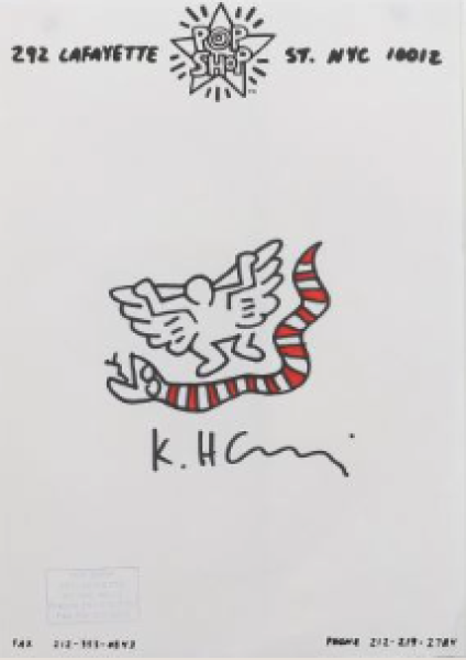 Keith Haring (1958-1990) d'après