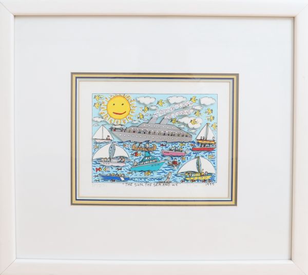 « The Sun, The sea and we » de James Rizzi (1950-2011)