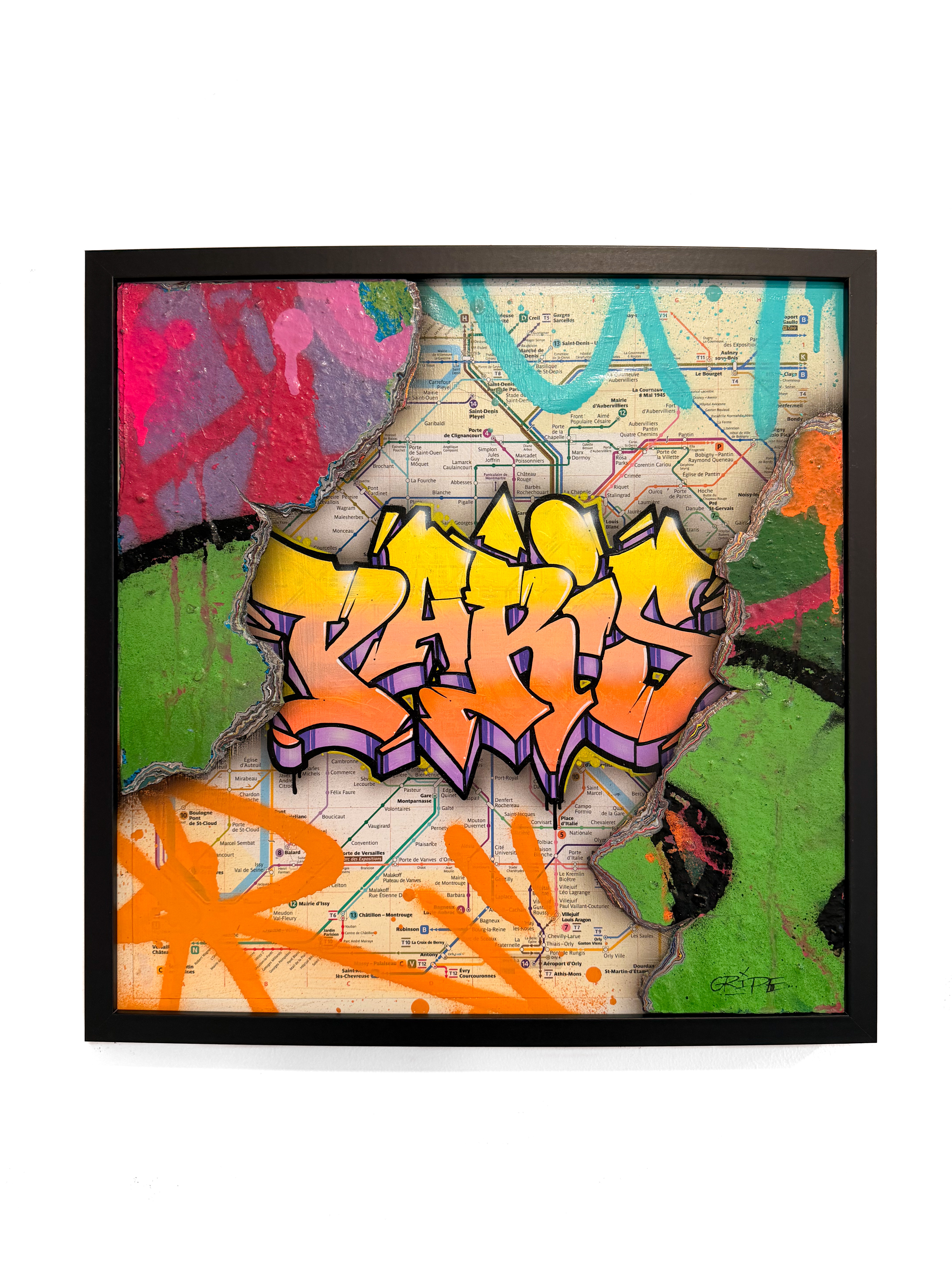 Paris fragments Maps, (2025)