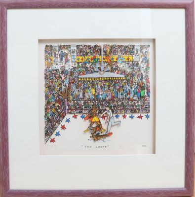 « The champ » de James Rizzi (1950-2011)