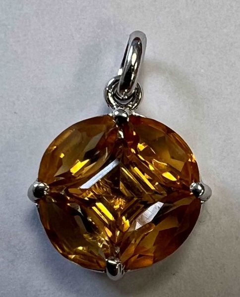 Pendentif Citrines