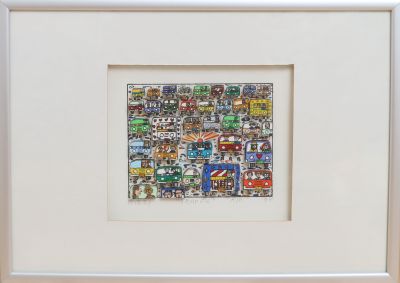 « Traffic » de James Rizzi (1950-2011)