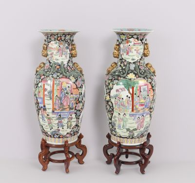 Grande paire de vases - Chine