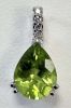 Pendentif Péridot poire