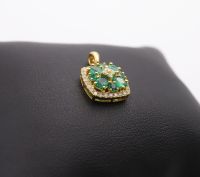 Pendentif Emeraudes ovales 