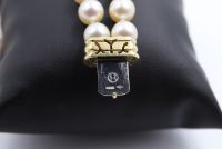 Collier de perles en double rang 