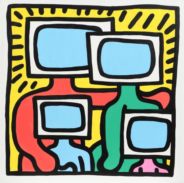 Keith Haring (1958-1990) d'après