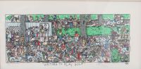 « Waiting to play golf » de James Rizzi (1950-2011)