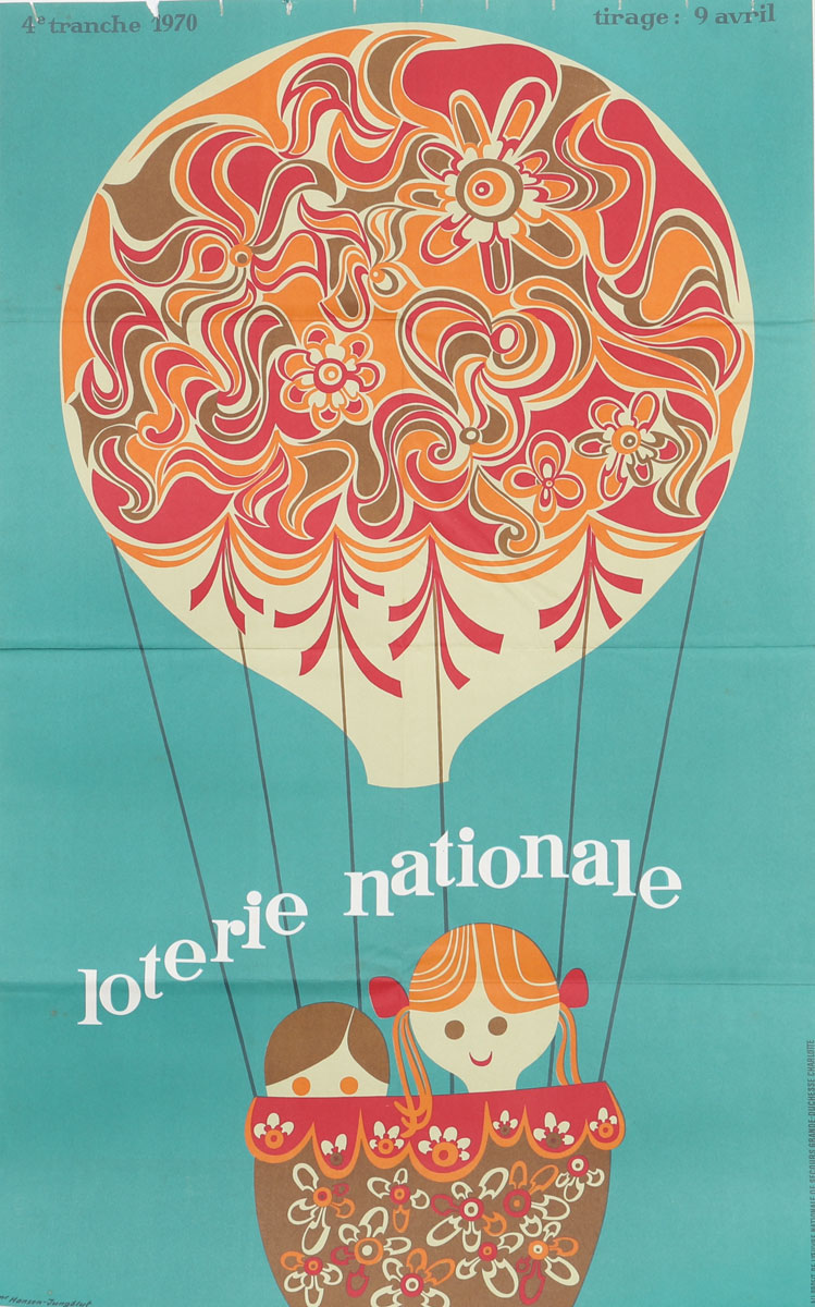 Affiche Loterie Nationale - Luxembourg