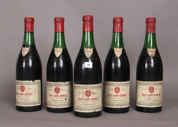 Nuits Saint Georges (x5) 1962