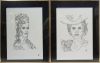 Portraits au crayon « sans titre » (x2)
