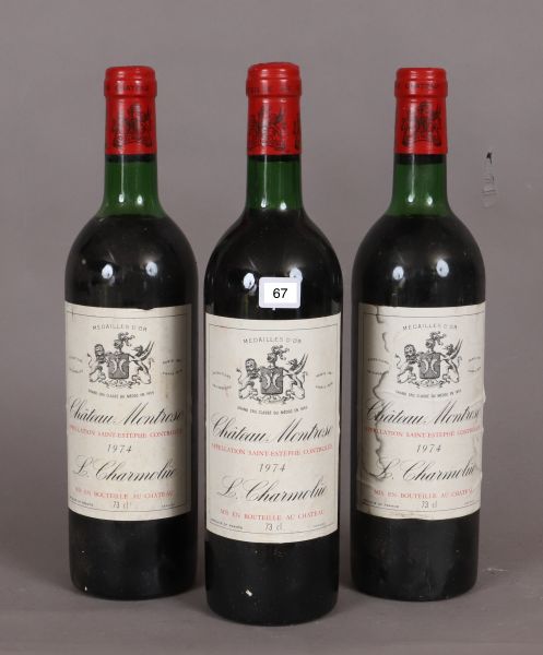 67 Château Montrose (x3) 1974