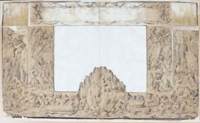 Peter Candid (1548-1628) « Putten beam Bau eines Tempels »