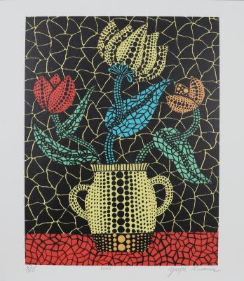 Yayoi Kusama (née en 1929) Attribué à