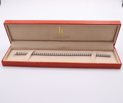 Bracelet rivière Or blanc et diamants