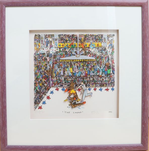 « The champ » de James Rizzi (1950-2011)