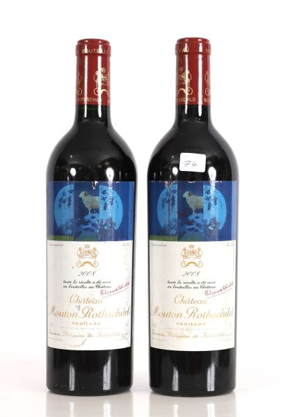 74 Mouton Rothschild 2008 (x2)