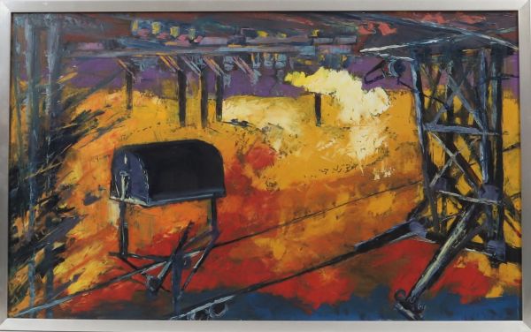 Misch Klein (1919-1993) - Les hauts fourneaux 