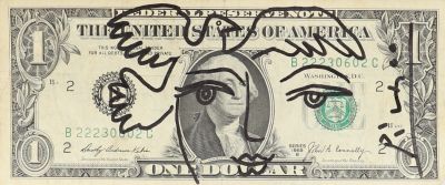 Pablo Picasso (1881-1973) d'après - Billet 1$ américain