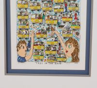 « Taxi in the rain » de James Rizzi (1950-2011)