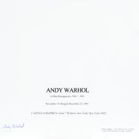 Andy Warhol (1928-1987) d'après