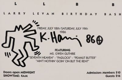 Keith Haring (1958-1990) d'après