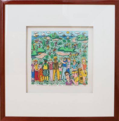 « Different strokes for different folks » de James Rizzi (1950-2011)