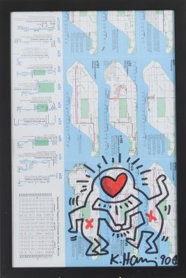 Keith Haring (1958-1990) Attr