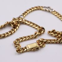 Collier Or jaune 18k et brillants