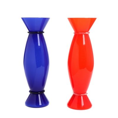 Paire de vase d'Alessandro Mendini (1931-2019) pour Murano Venini