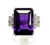 Importante bague de style Art Déco - Améthyste