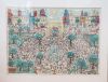 « Washington ain’t no square park » de James Rizzi (1950-2011)