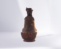 Petit buddha patine rouge