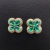 Paire de boutons d'oreilles en or jaune 18K