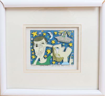 « Someone is watching us» de James Rizzi (1950-2011)