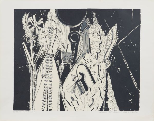 Hans Fischer-Schuppach (1906-1987) - Blumenmänner