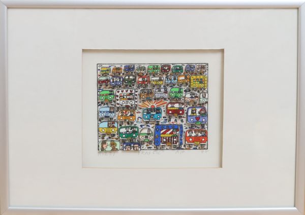 « Traffic » de James Rizzi (1950-2011)